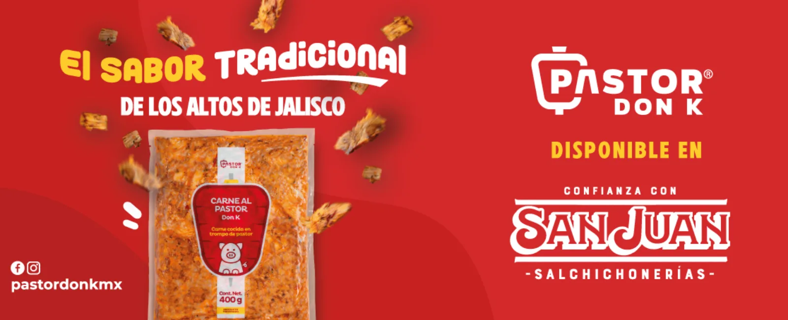 Banner Pastor Don K Salchichoneria San Juan